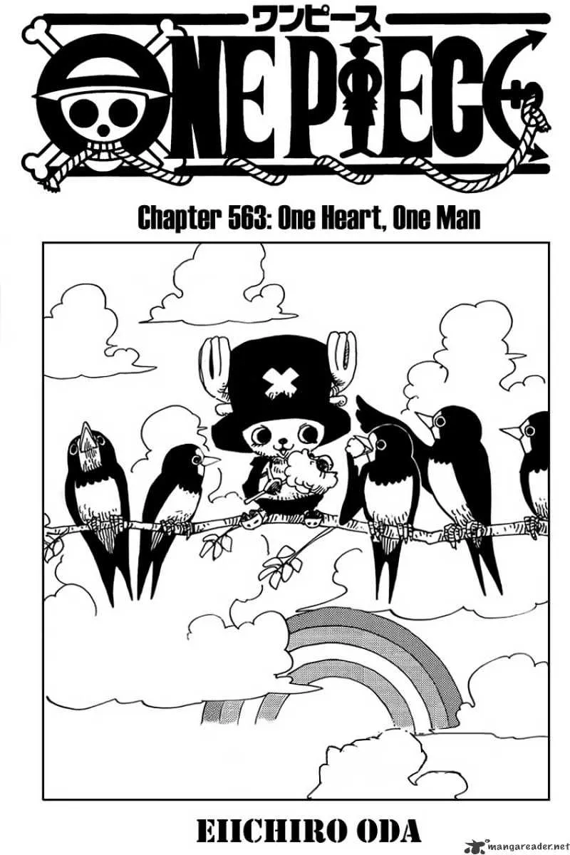 One Piece Chapter 563 page 1 - MangaNato