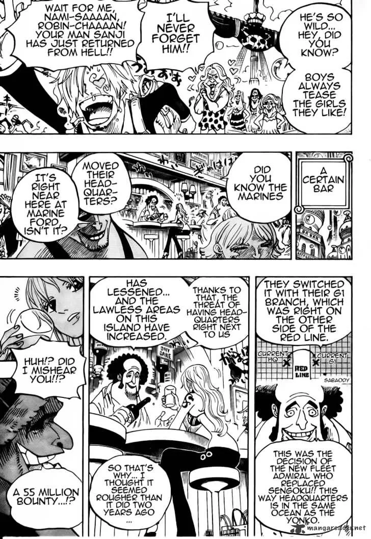 One Piece Chapter 598 page 9 - MangaNato