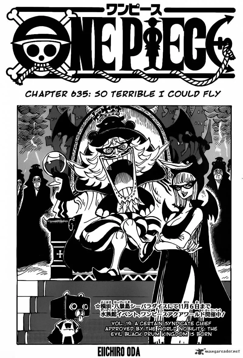 One Piece Chapter 635 page 1 - MangaNato