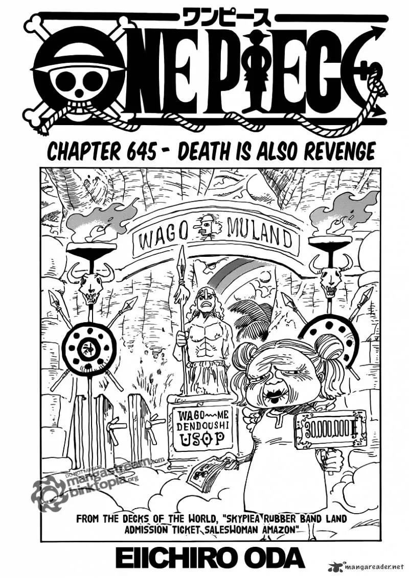 One Piece Chapter 645 page 1 - MangaNato