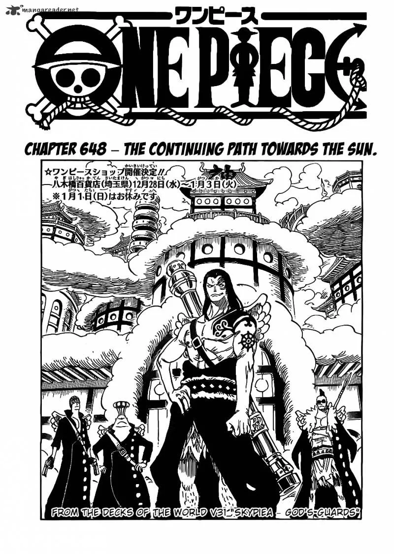 One Piece Chapter 648 page 1 - MangaNato