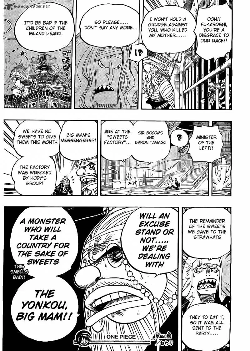 One Piece Chapter 650 page 17 - MangaNato