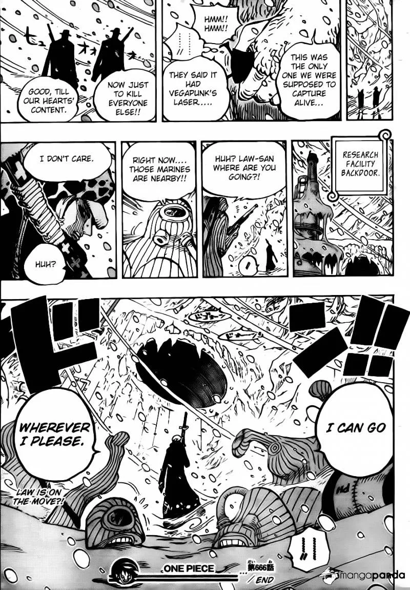 One Piece Chapter 666 page 17 - MangaNato