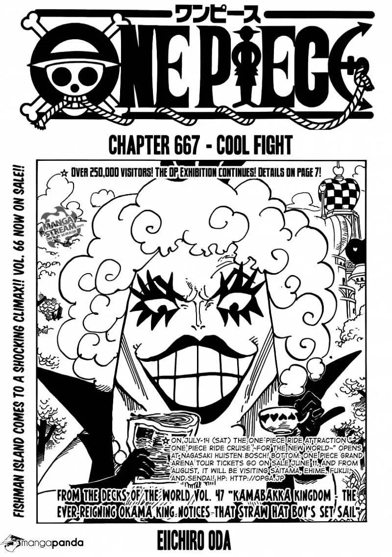 One Piece Chapter 667 page 1 - MangaNato