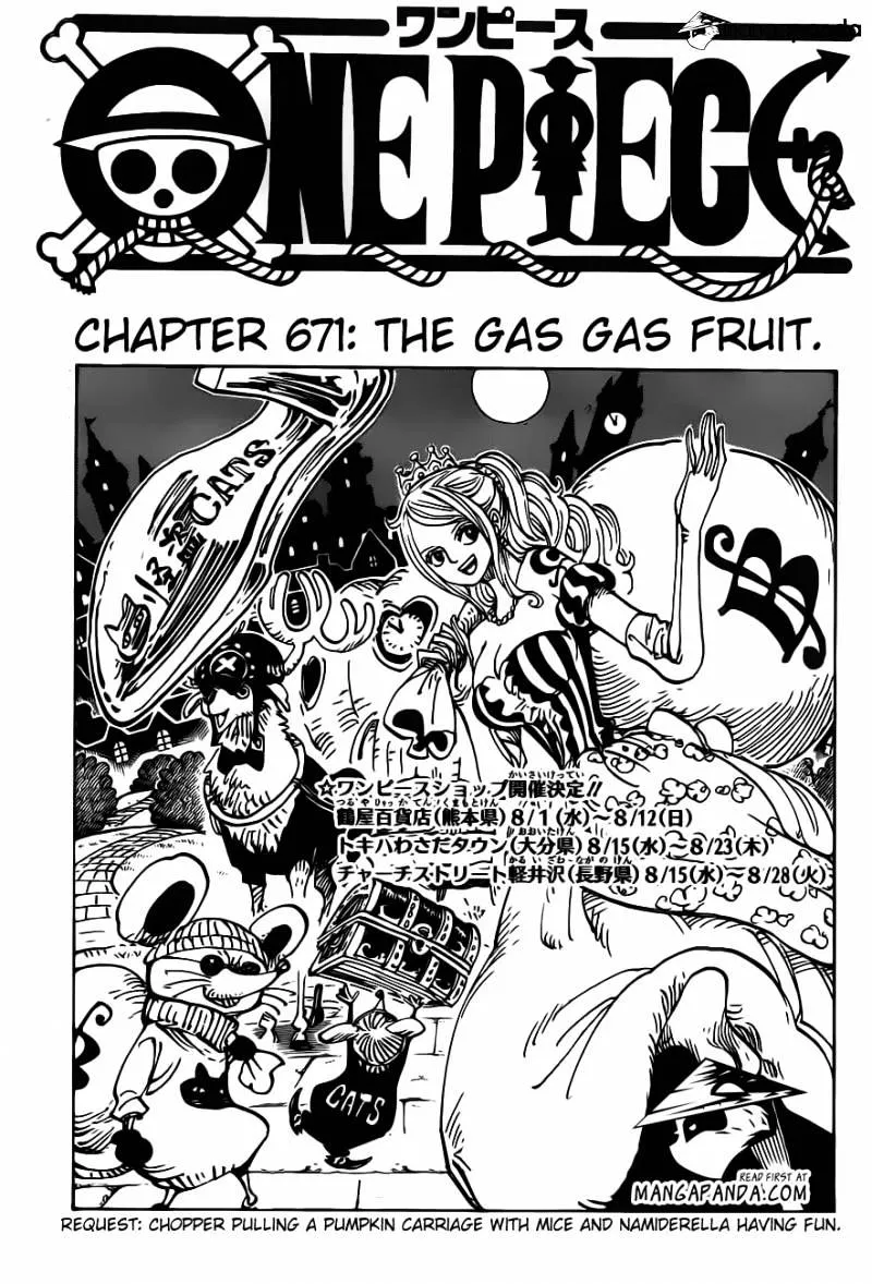 One Piece Chapter 671 page 1 - MangaNato