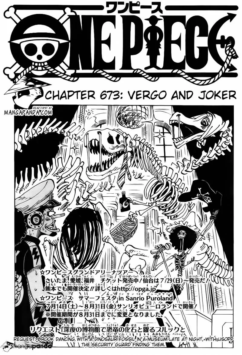 One Piece Chapter 673 page 1 - MangaNato