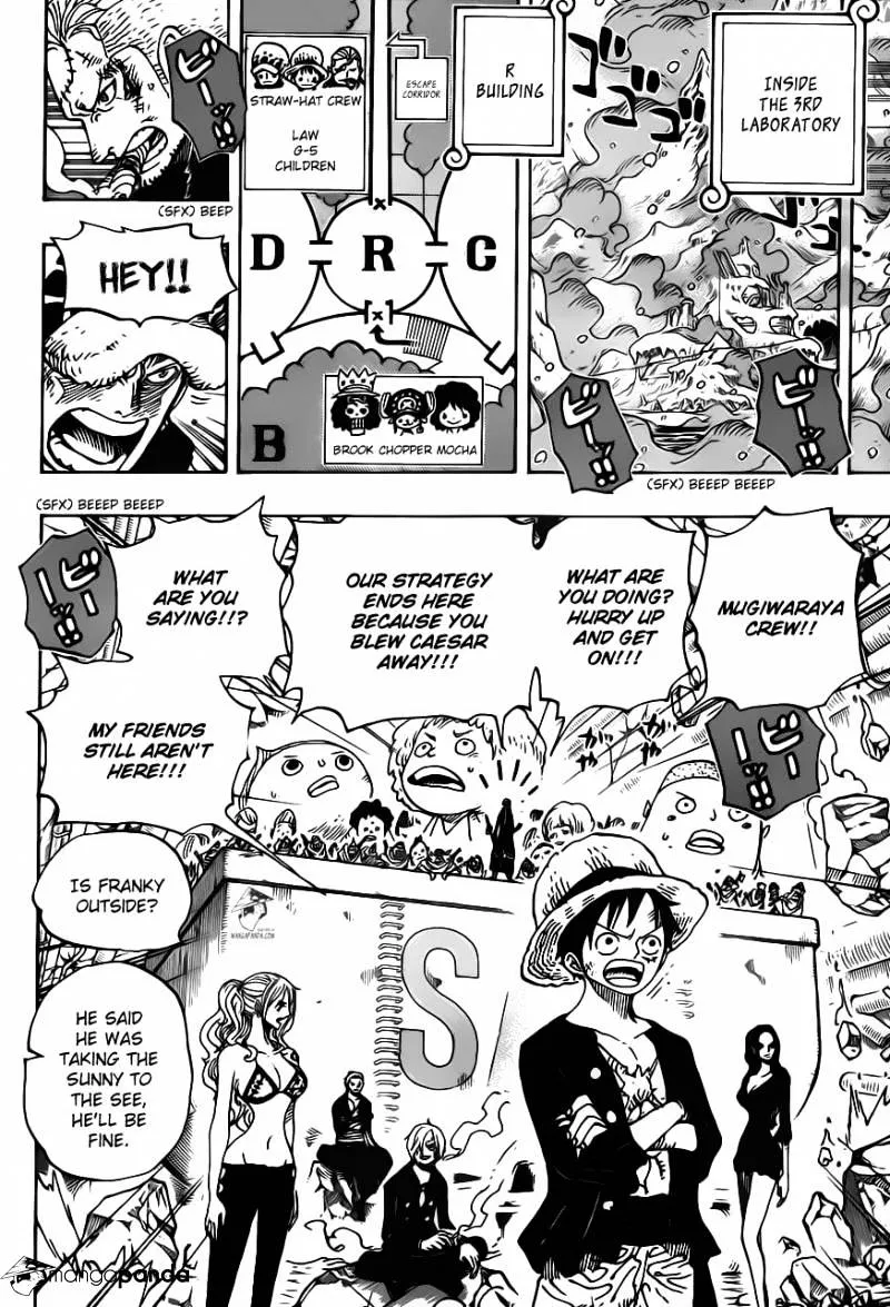 One Piece Chapter 693 page 15 - MangaNato