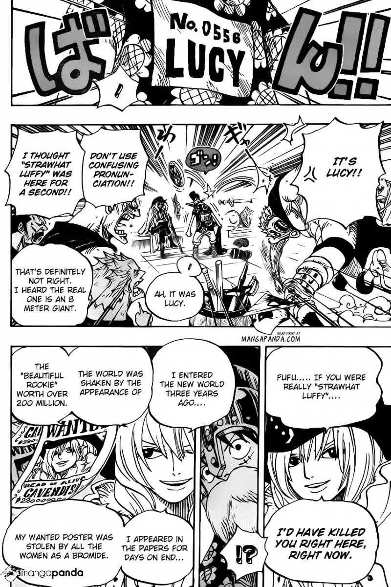 One Piece Chapter 704 page 14 - MangaNato