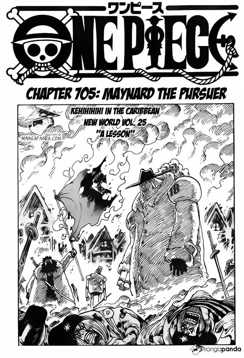 One Piece Chapter 705 page 2 - MangaNato