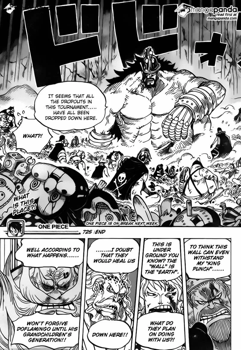 One Piece Chapter 725 page 19 - MangaNato