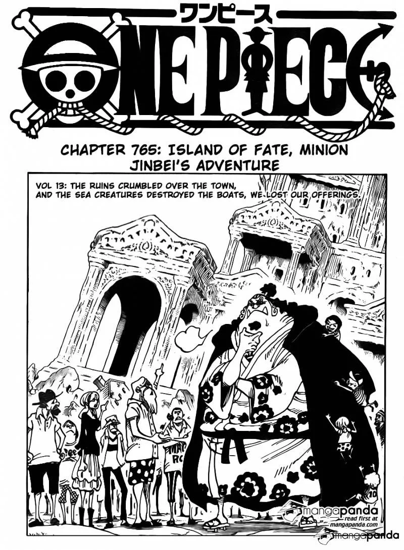 One Piece Chapter 765 page 1 - MangaNato