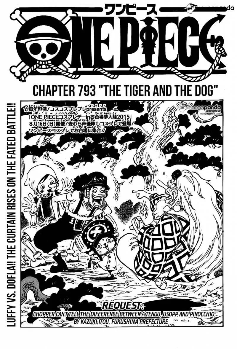 One Piece Chapter 793 page 1 - MangaNato