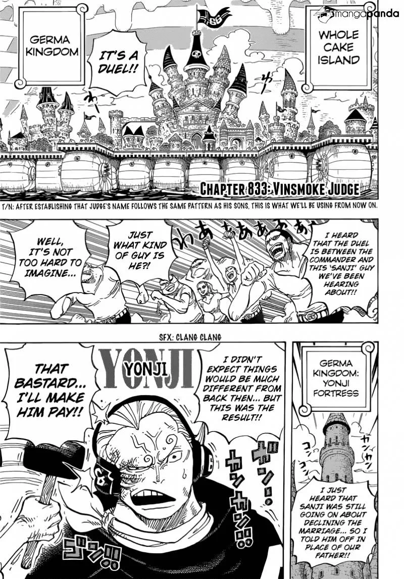 One Piece Chapter 833 page 6 - MangaNato