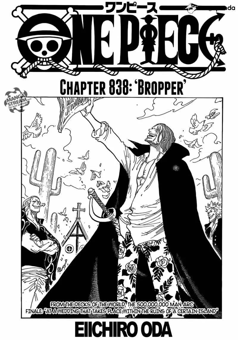 One Piece Chapter 838 page 1 - MangaNato