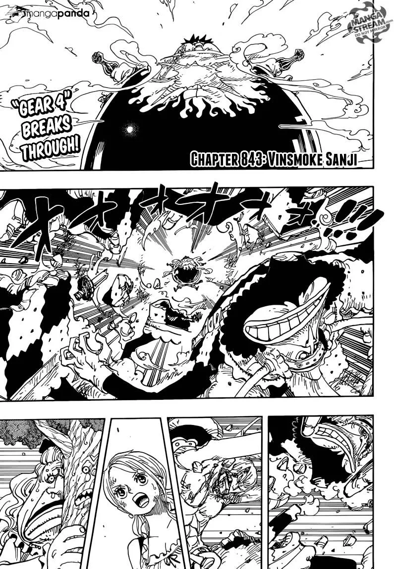 One Piece Chapter 843 page 1 - MangaNato