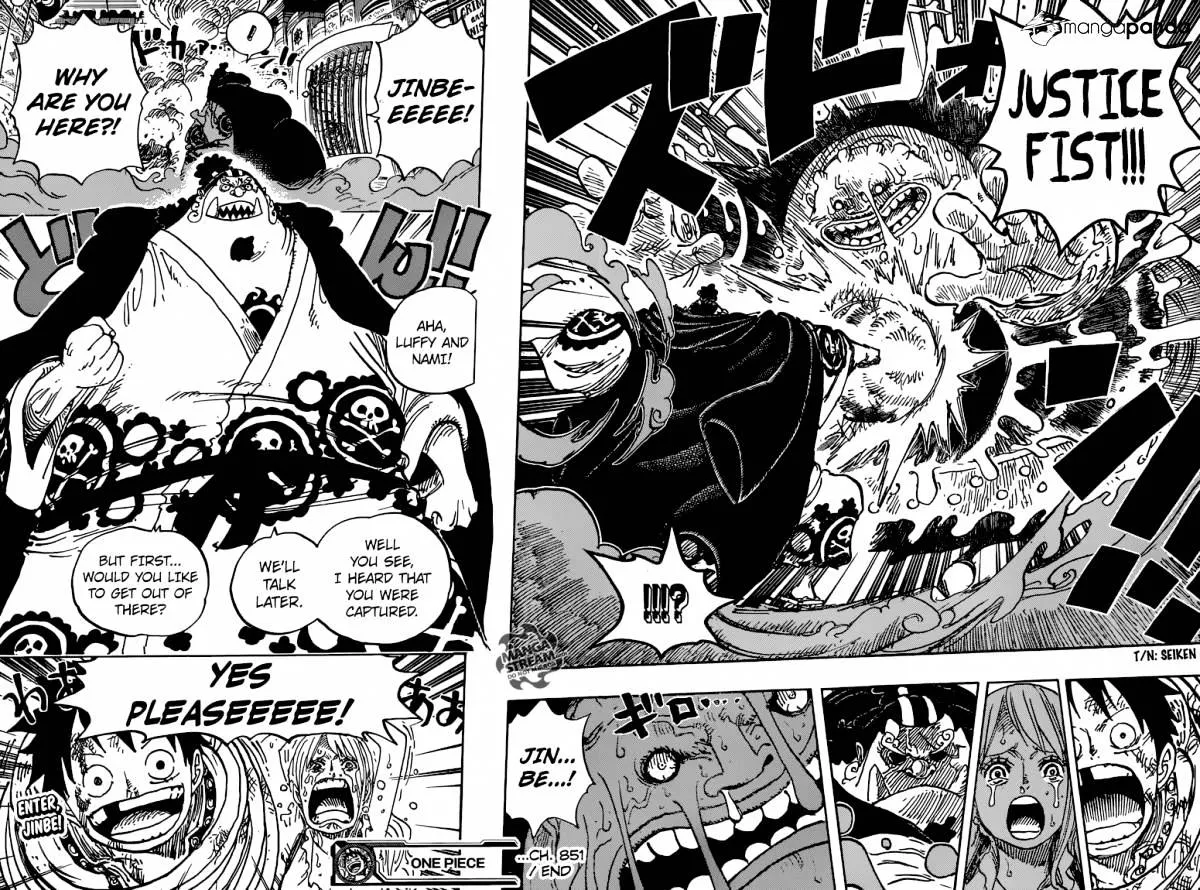 One Piece Chapter 851 page 15 - MangaNato