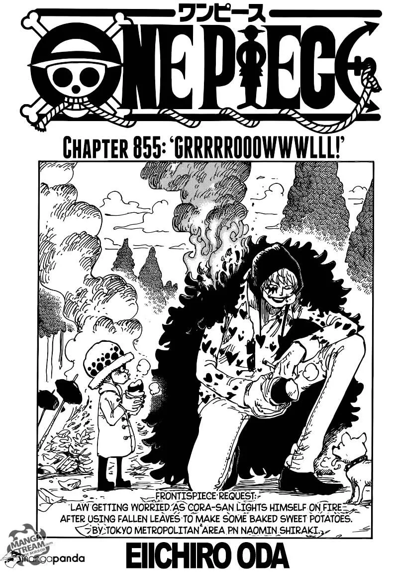 One Piece Chapter 855 page 1 - MangaNato