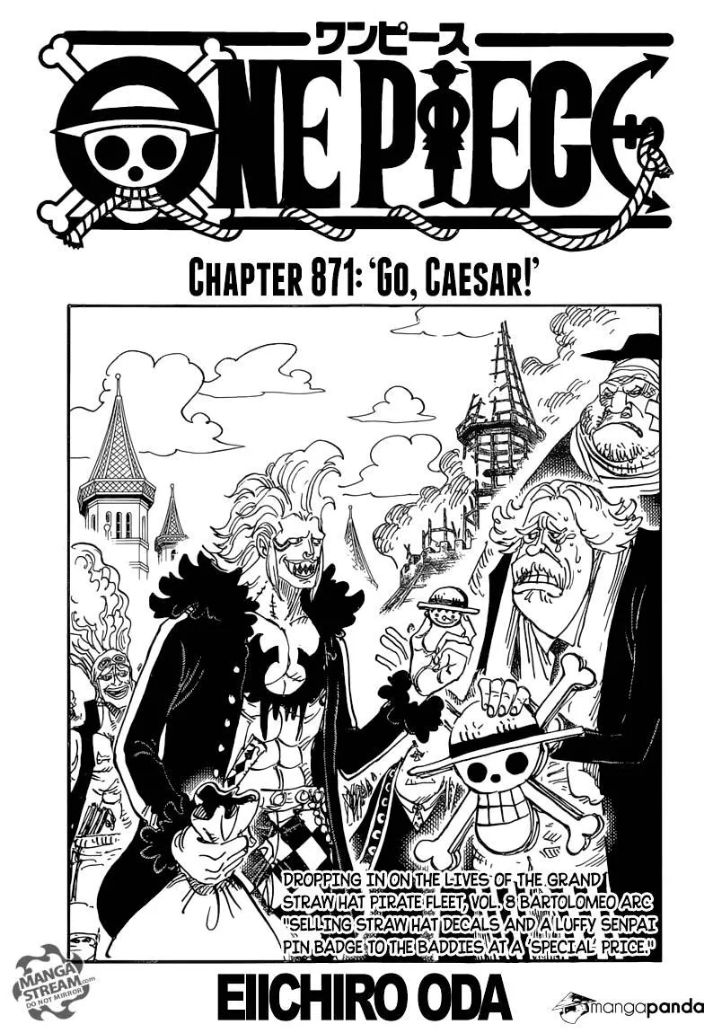 One Piece Chapter 871 page 1 - MangaNato