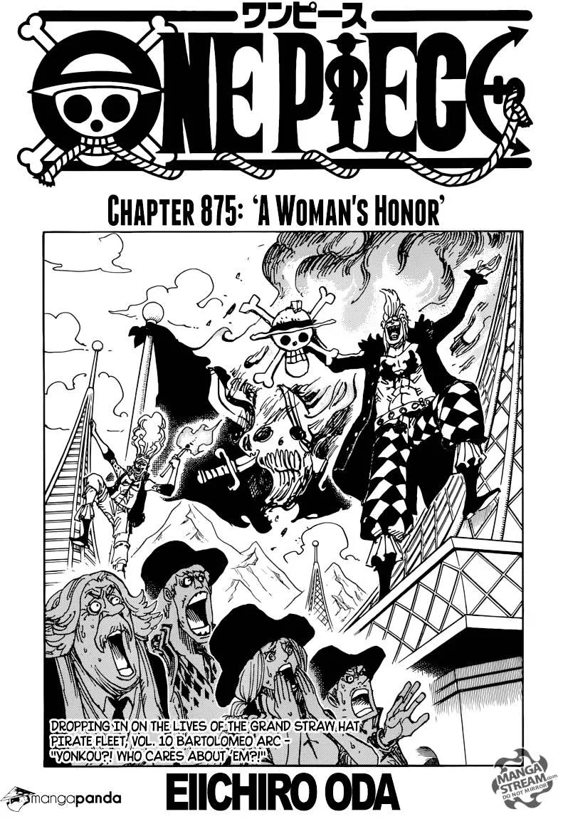 One Piece Chapter 875 page 1 - MangaNato