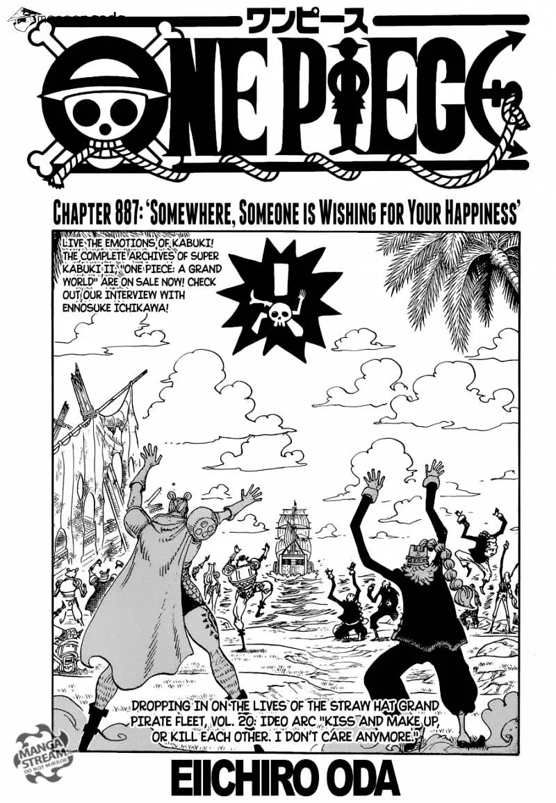 One Piece Chapter 887 page 1 - MangaKakalot