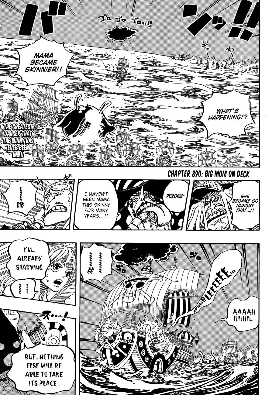 One Piece Chapter 890 page 3 - MangaNato