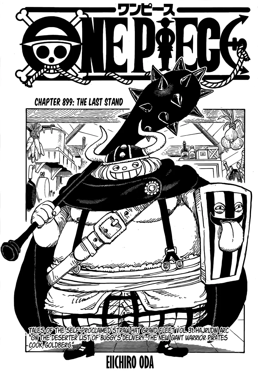 One Piece Chapter 899 page 1 - MangaNato