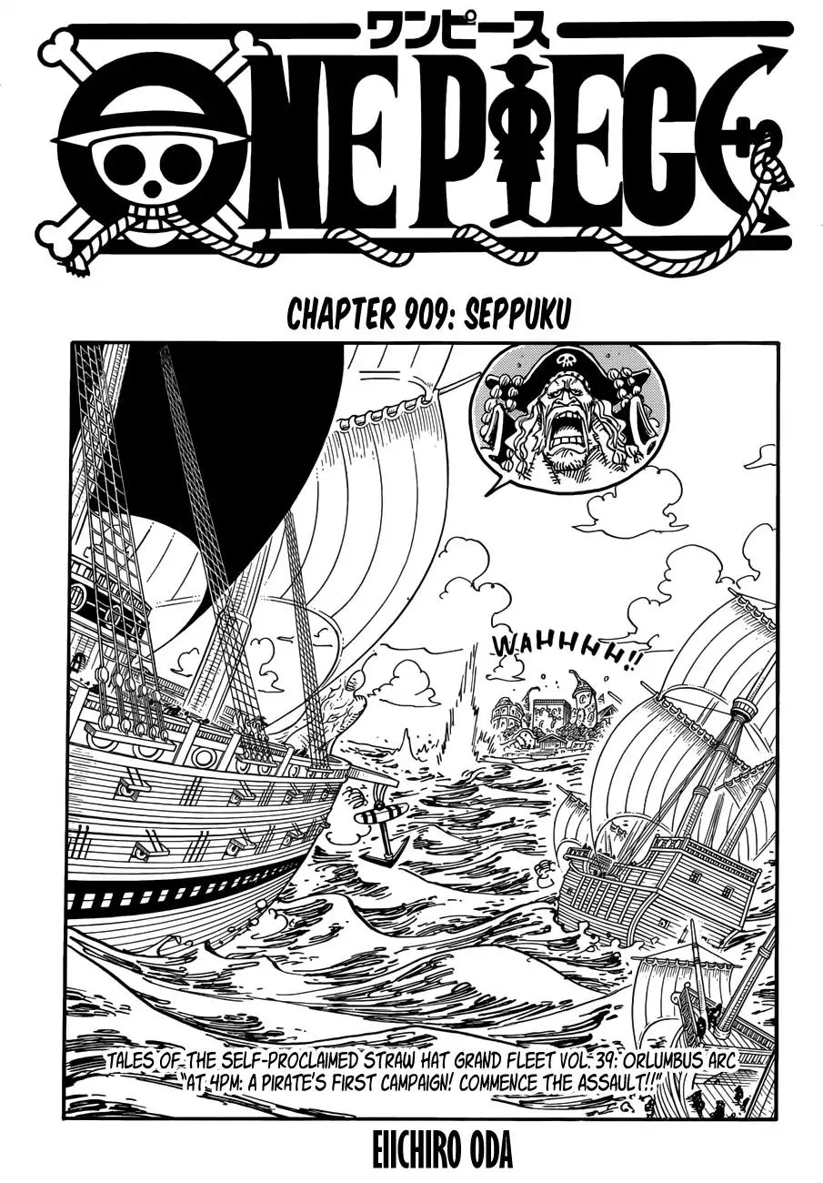 One Piece Chapter 909 page 1 - MangaNato