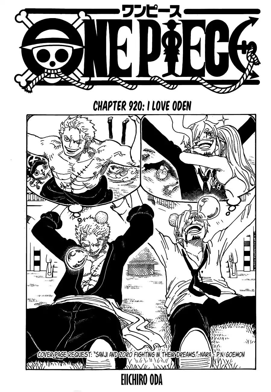 One Piece Chapter 920 page 1 - MangaKakalot