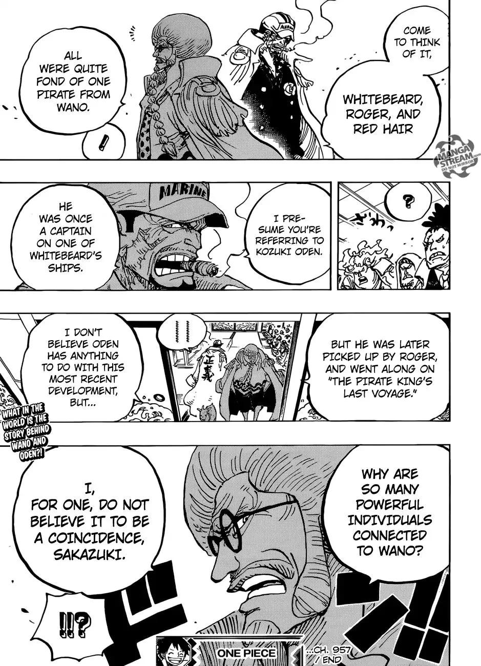 One Piece Chapter 957 page 20 - MangaNato