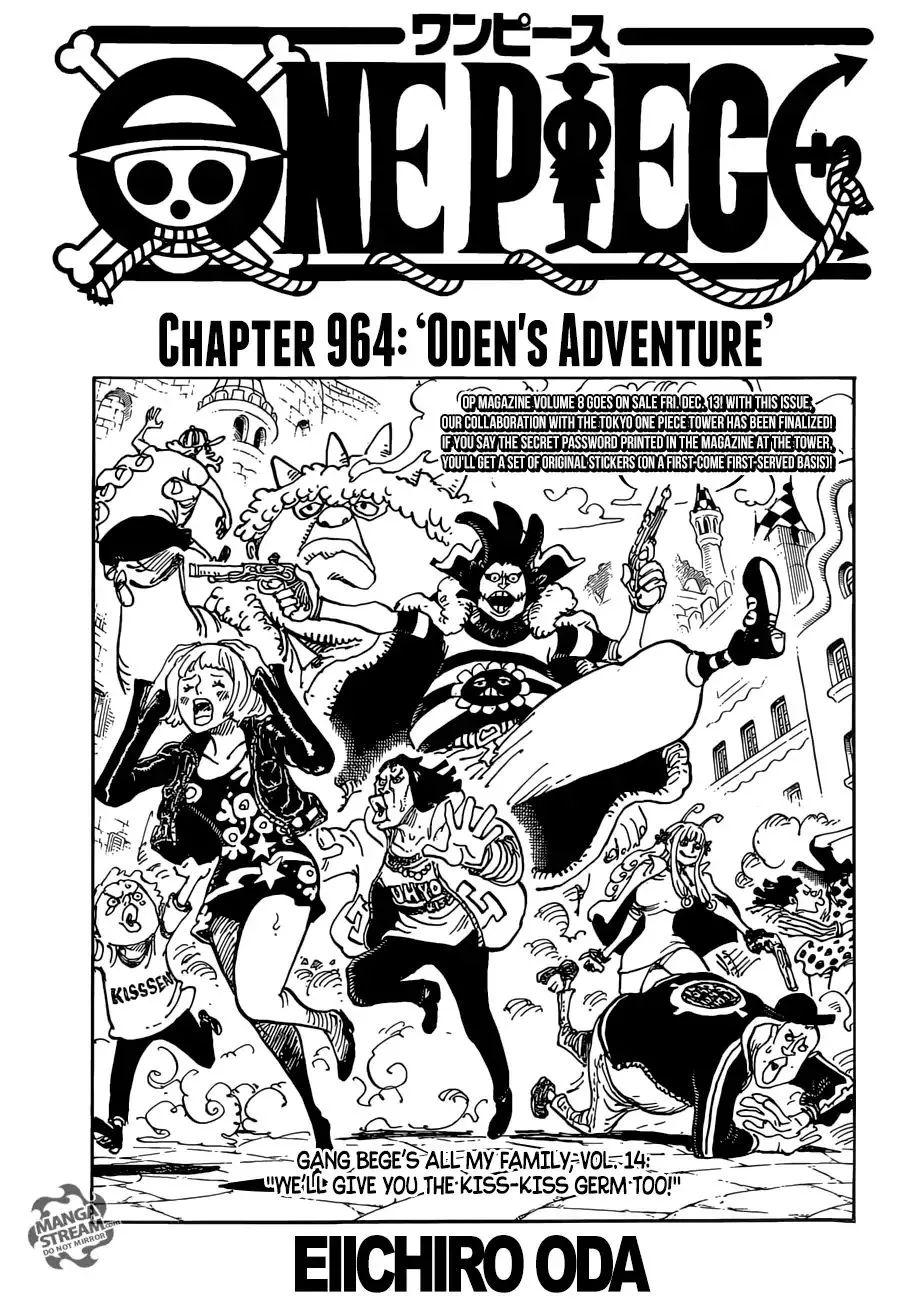 One Piece Chapter 964 page 1 - MangaNato