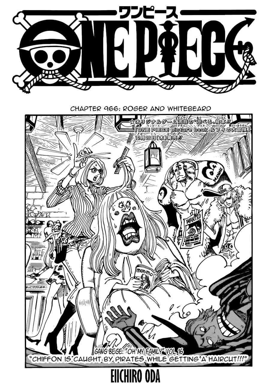 One Piece Chapter 966 page 1 - MangaKakalot