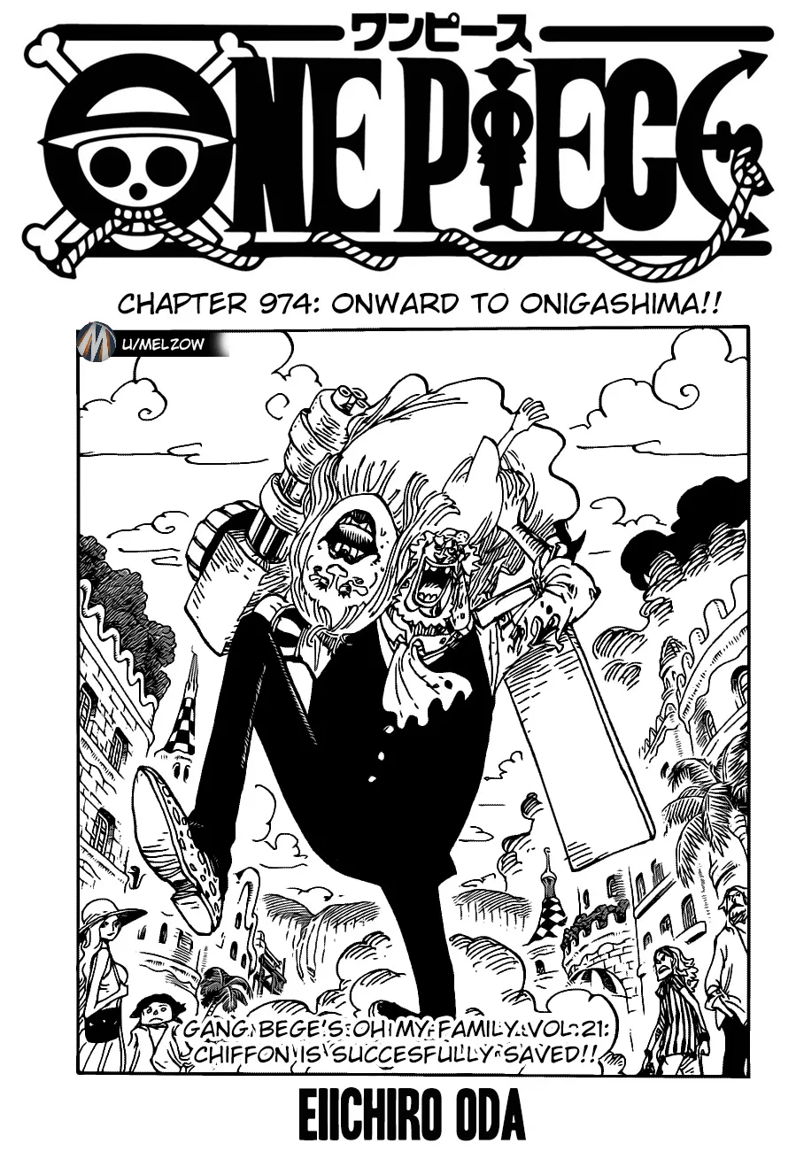 One Piece Chapter 974 page 1 - MangaNato