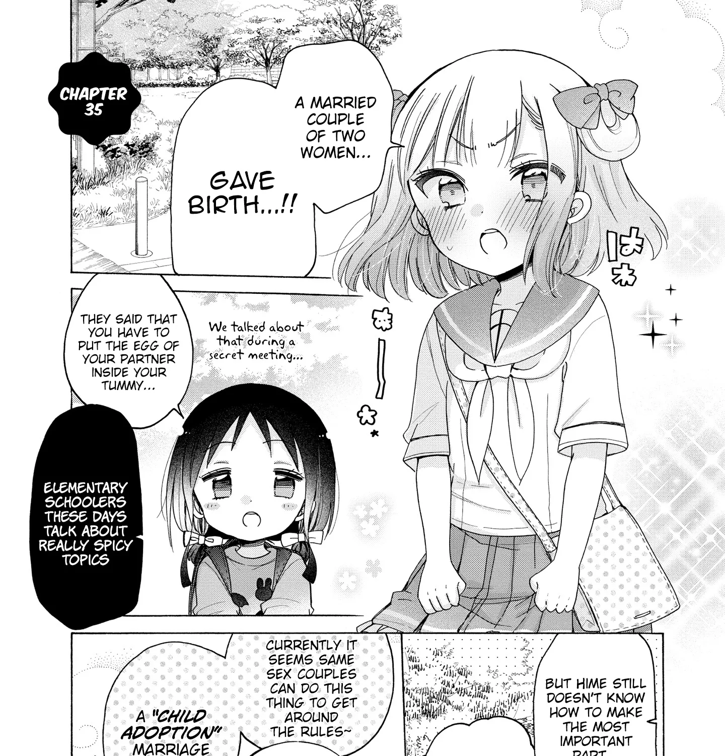 Onee-San Wa Joshi Shougakusei Ni Kyoumi Ga Arimasu. Chapter 35 page 2 - MangaNato