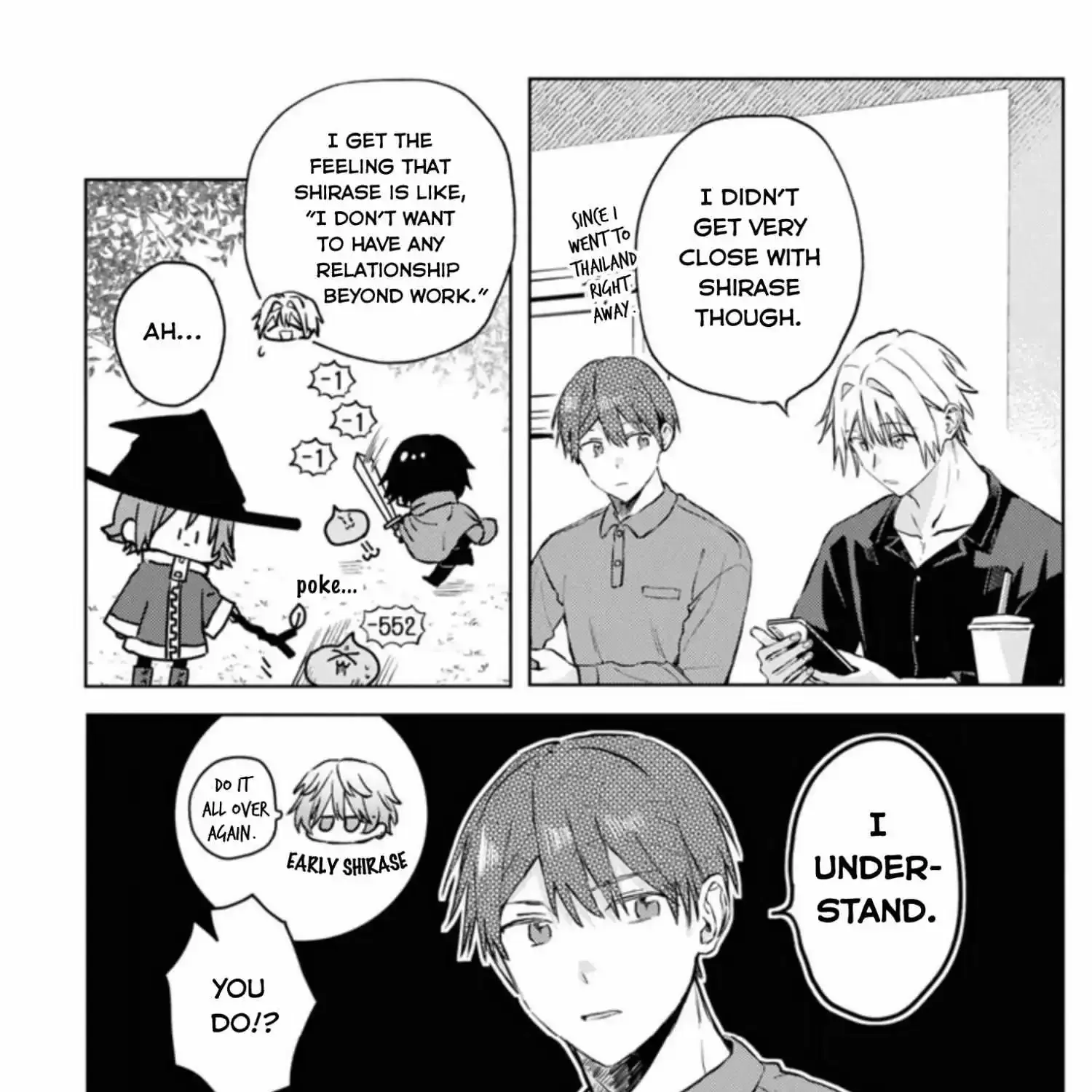 Online Game Nakama To Sashi Off Shitara Shokuba No Onijoushi Ga Kita Chapter 21.1 page 24 - MangaNato