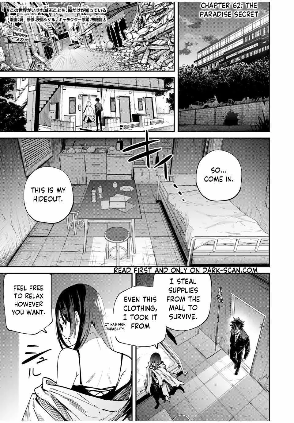 Only I Know That The World Will End Chapter 62 page 2 - MangaKakalot