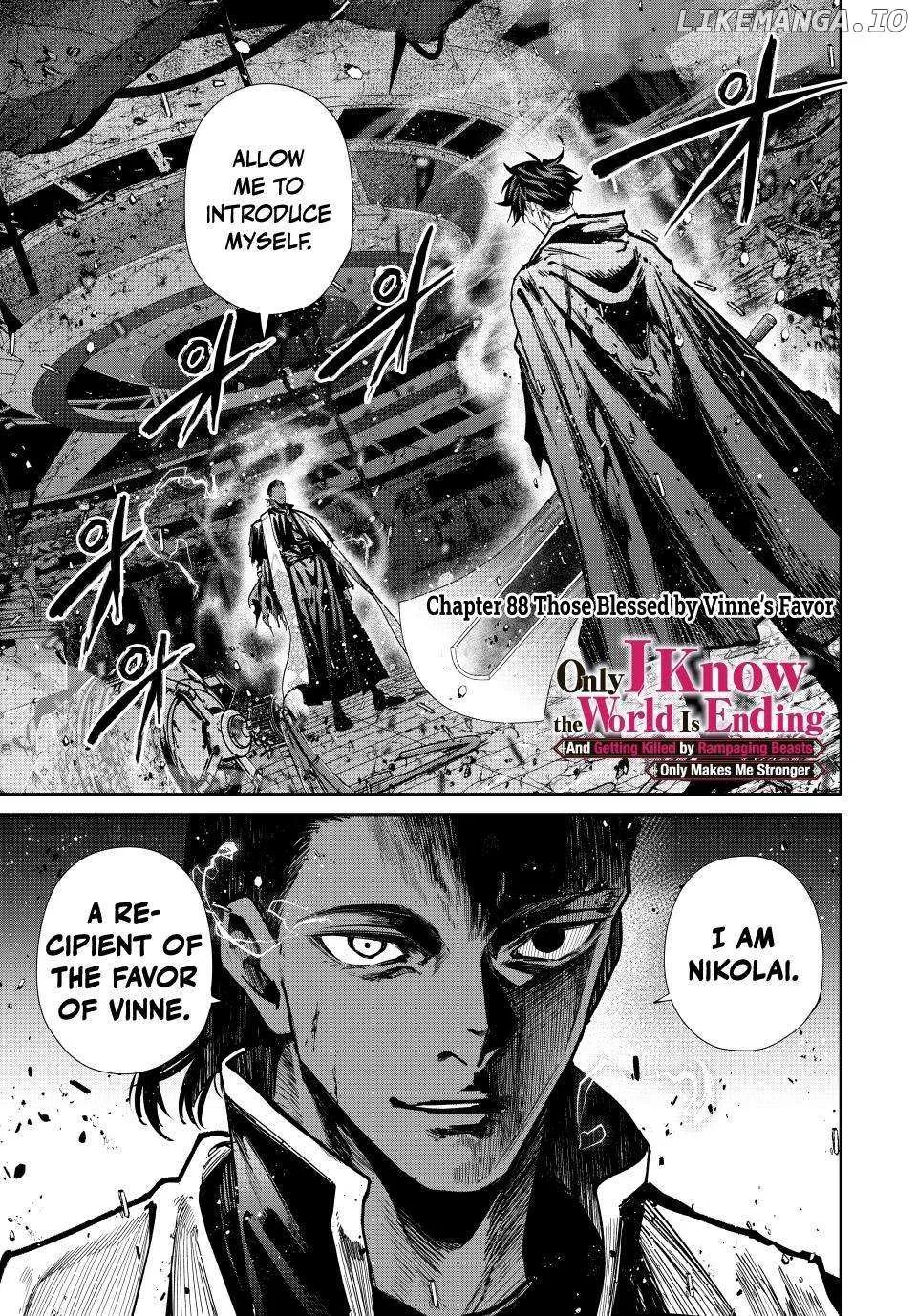 Only I Know That The World Will End Chapter 88 page 1 - MangaKakalot