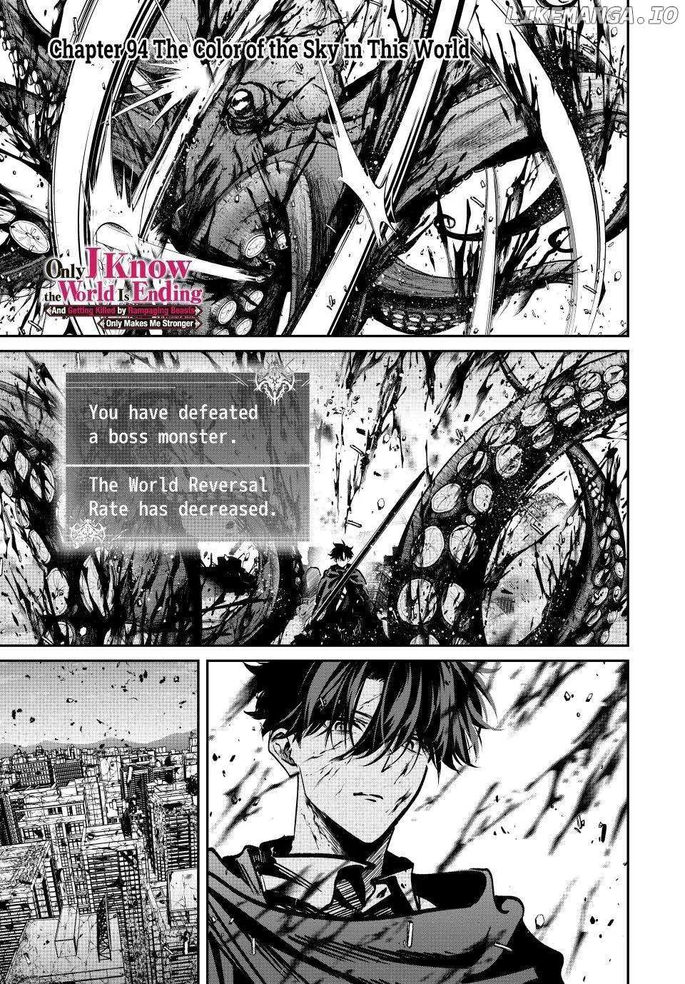 Only I Know That The World Will End Chapter 94 page 1 - MangaKakalot