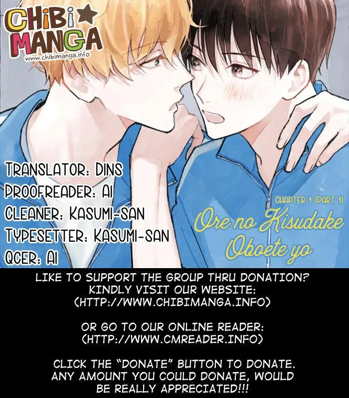 Ore No Kiss Dake Oboete Yo Chapter 1 page 1 - MangaKakalot