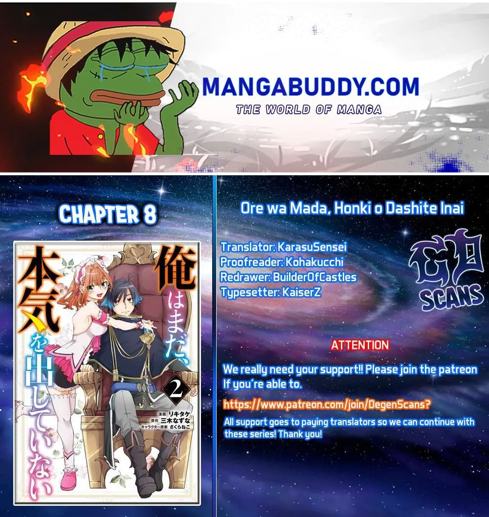 Ore Wa Mada, Honki O Dashite Inai Chapter 8 page 1 - MangaKakalot