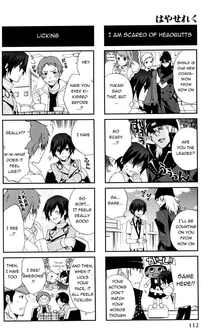 Persona 3 4Koma Gag Battle Broken Hen Chapter 1 page 5 - MangaNato