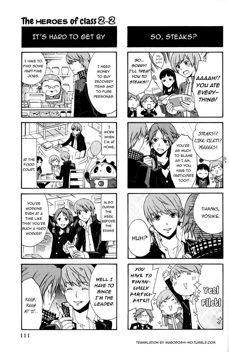 Persona 4 4Koma Kings Chapter 1 page 4 - MangaNato