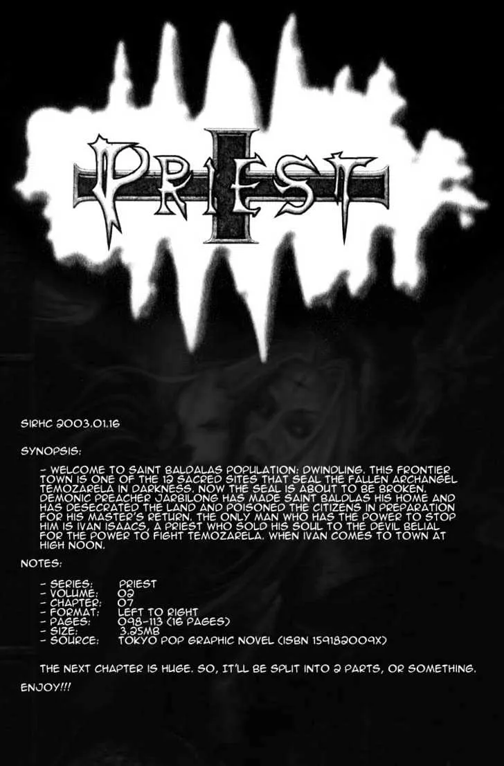 Priest Chapter 7.1 page 1 - MangaNato