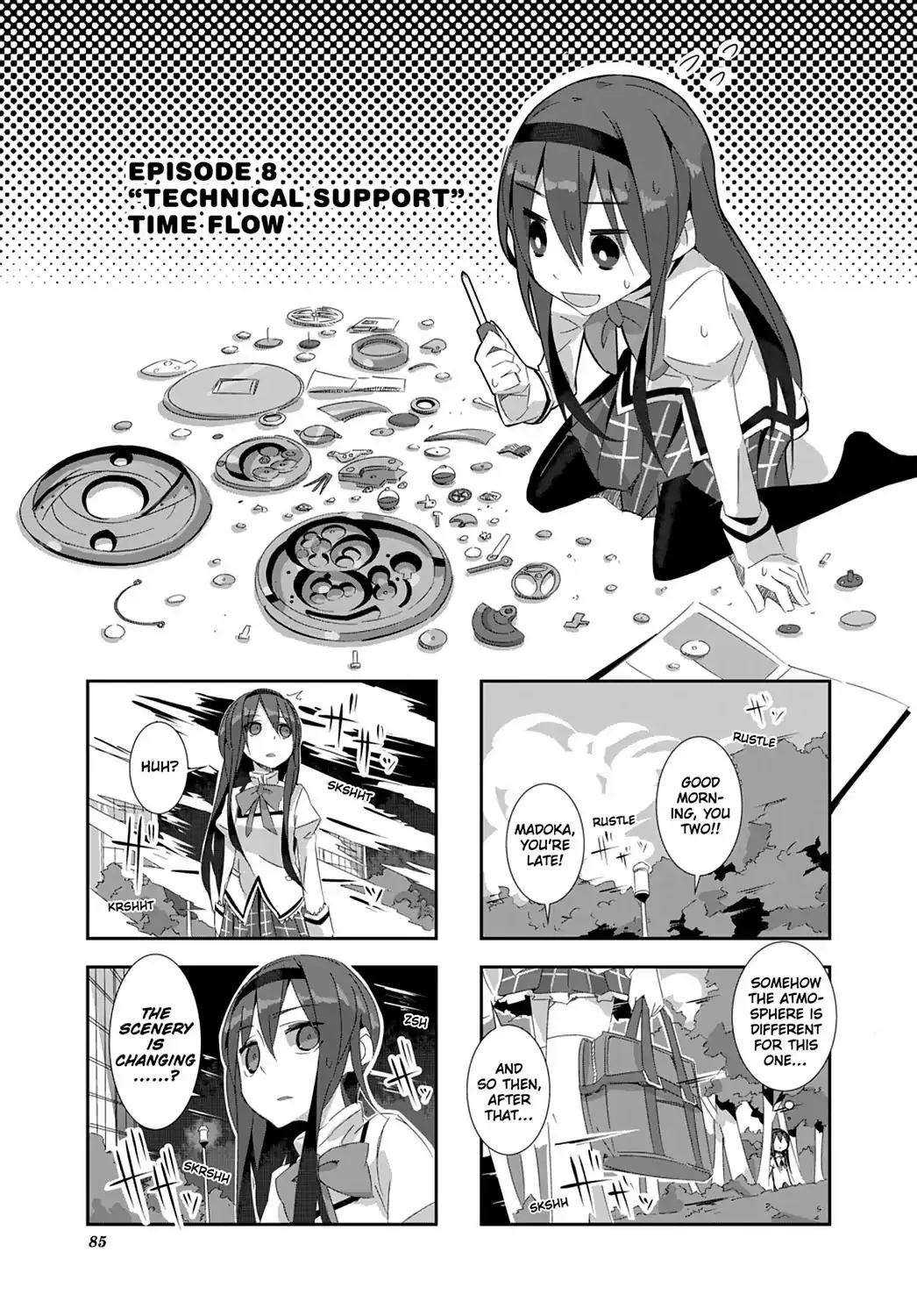 Puella Magi Homura Tamura ~Parallel Worlds Do Not Remain Parallel Forever~ Chapter 8 page 1 - MangaNato