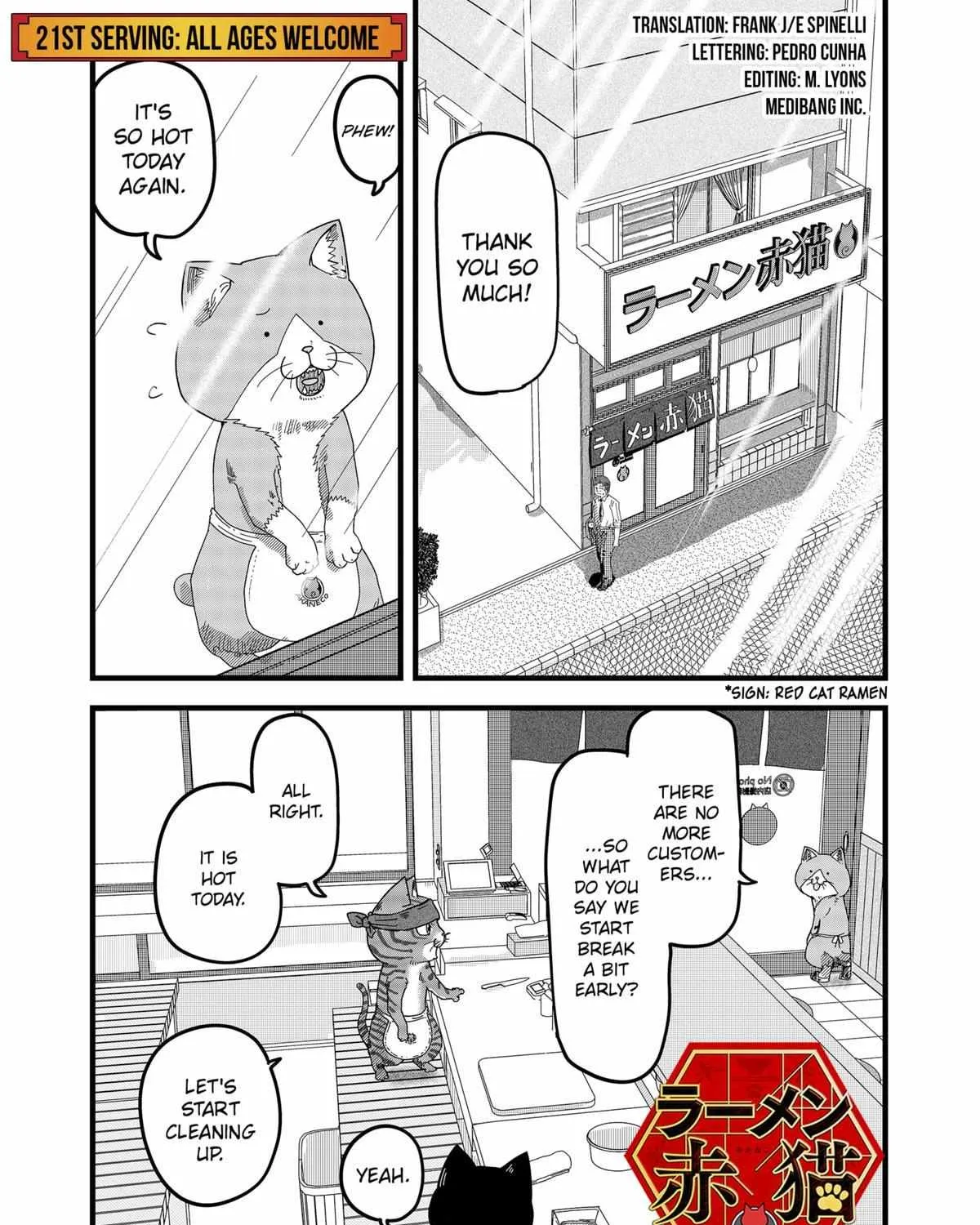 Ramen Aka Neko Chapter 21 page 1 - MangaNato