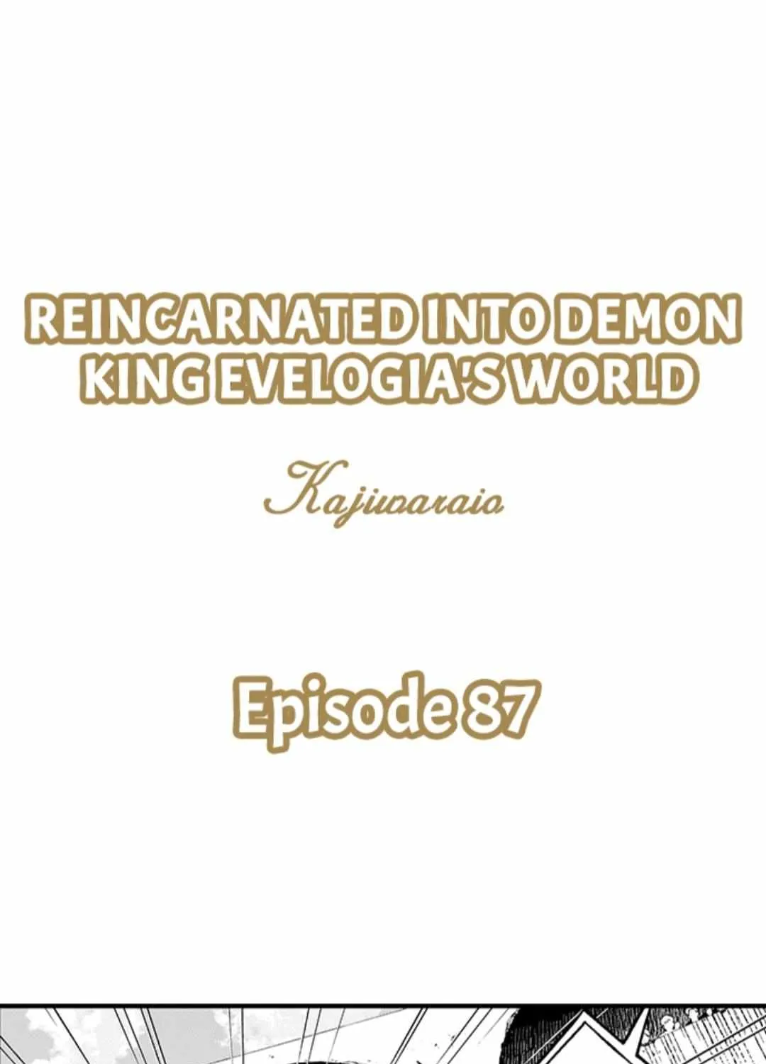 Reincarnated Into Demon King Evelogia