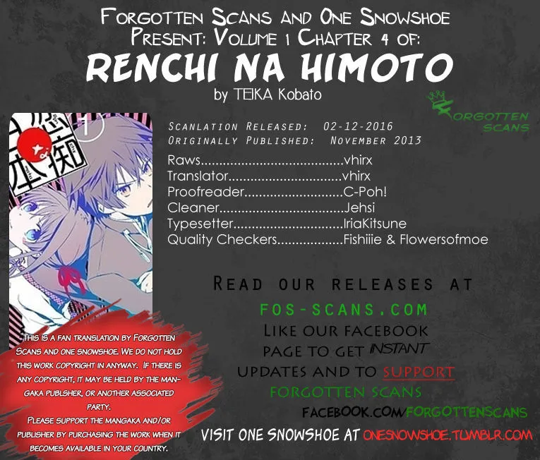 Renchi na Himoto Chapter 4 page 1 - MangaKakalot