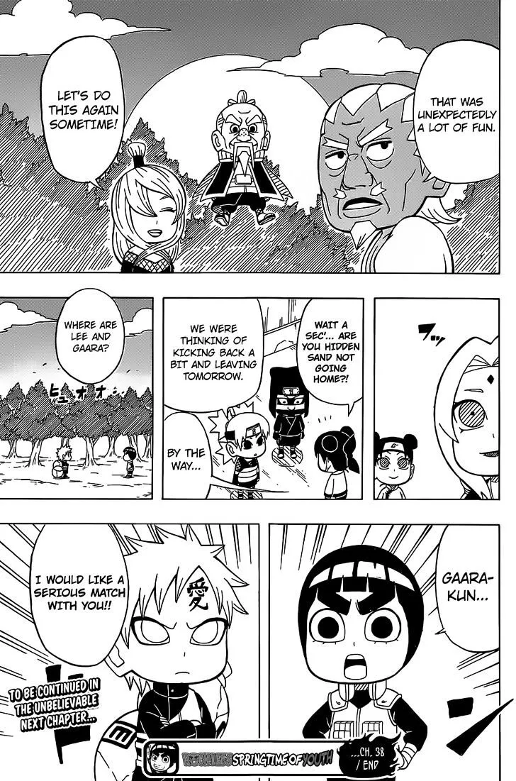 Rock Lee No Seishun Full-Power Ninden Chapter 38 page 25 - MangaKakalot