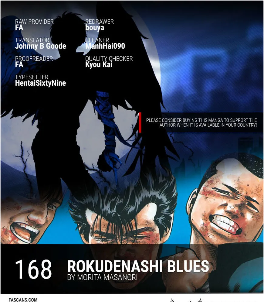 Rokudenashi Blues Chapter 168 page 1 - Mangabat