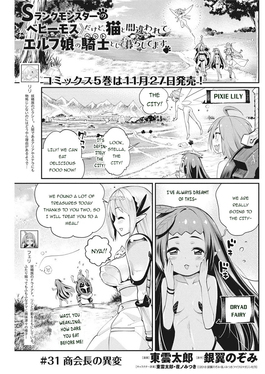 S-Rank Monster No Behemoth Dakedo, Neko To Machigawarete Erufu Musume No Kishi (Pet) Toshite Kurashitemasu - Page 1