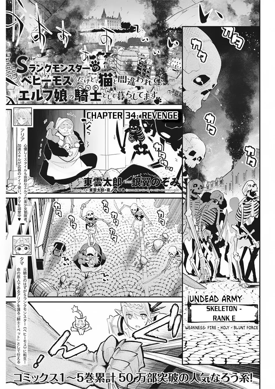 S-Rank Monster No Behemoth Dakedo, Neko To Machigawarete Erufu Musume No Kishi (Pet) Toshite Kurashitemasu - Page 1